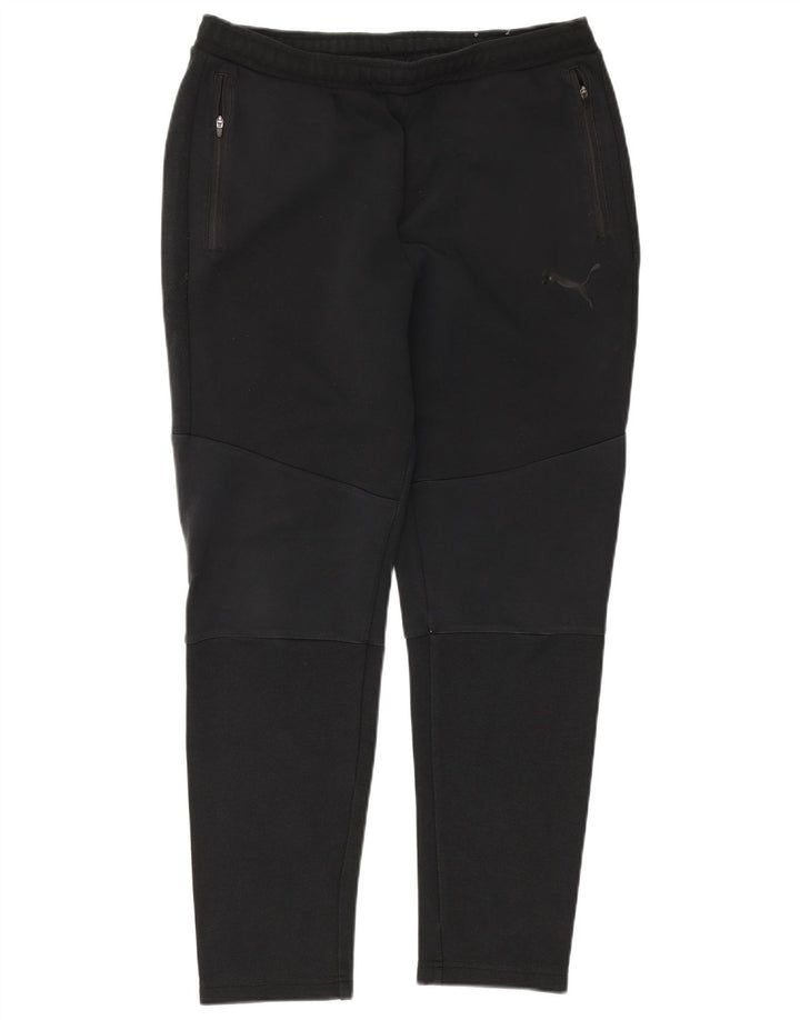 Calça de treino masculina PUMA grande algodão preto