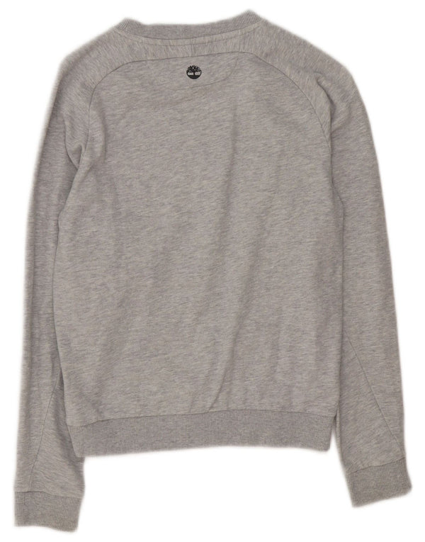 Timberland Meninos Graphic Sweatshirt Jumper 11-12 Anos XS Cinzento Salpicado