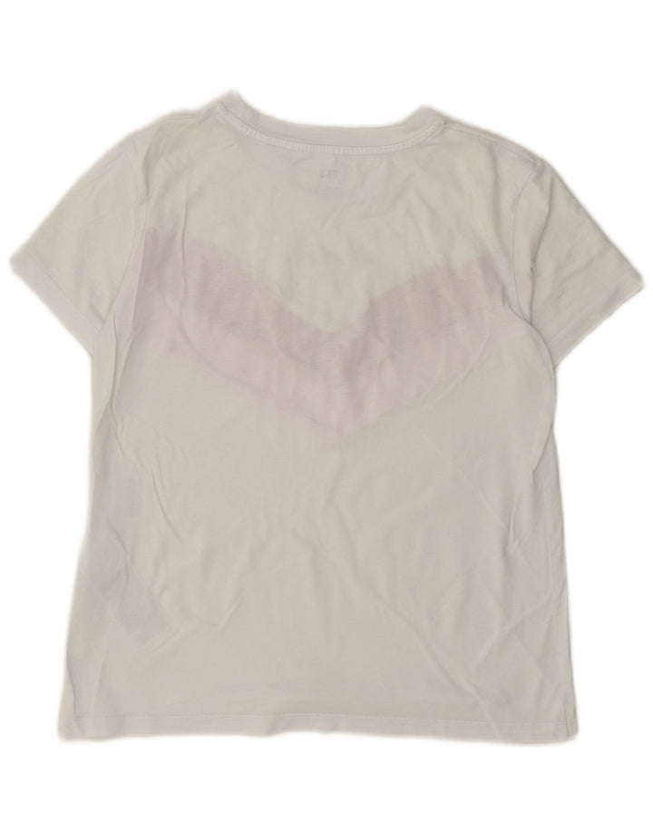 Camiseta feminina oversized LEVI'S UK 2 2XS algodão colorblock branco
