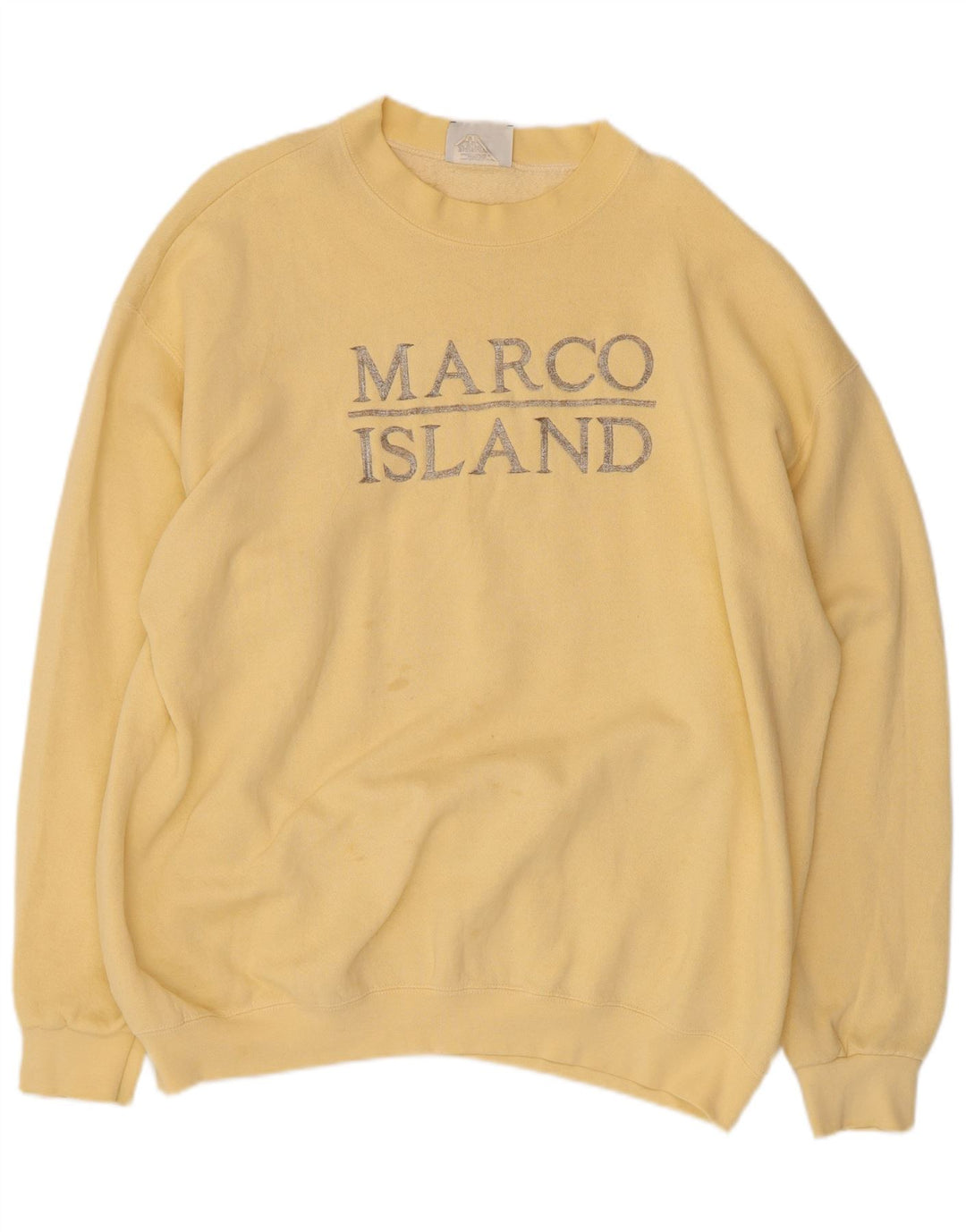 Moletom gráfico masculino LEE Jumper XL amarelo algodão