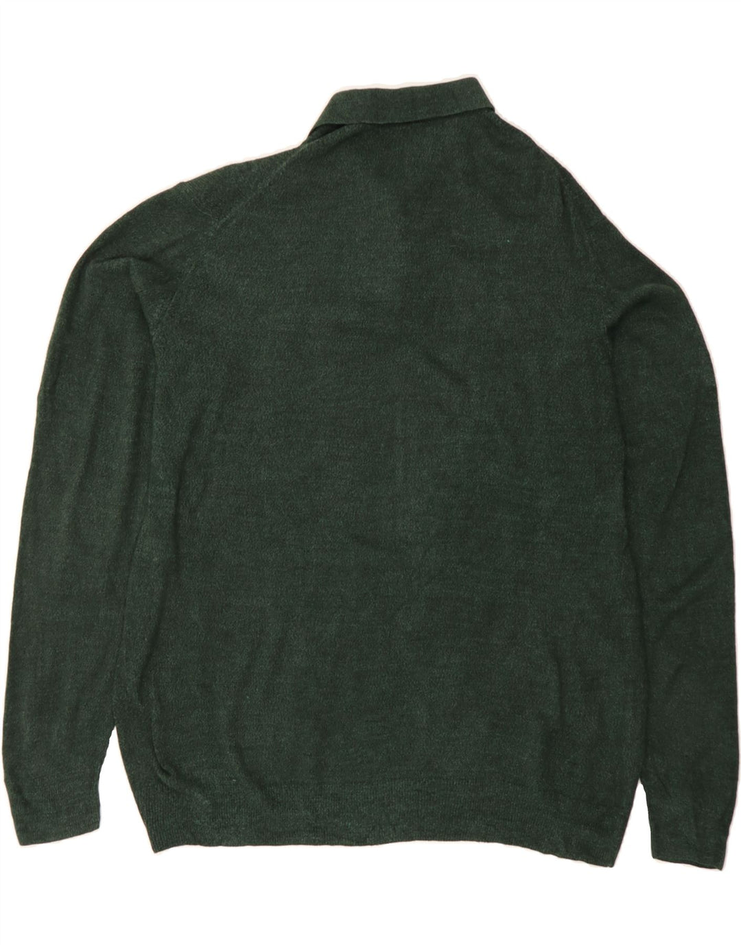 DOCKERS Mens Polo Neck Jumper Sweater XL Green Acrylic Vintage Dockers and Second-Hand Dockers from Messina Hembry 