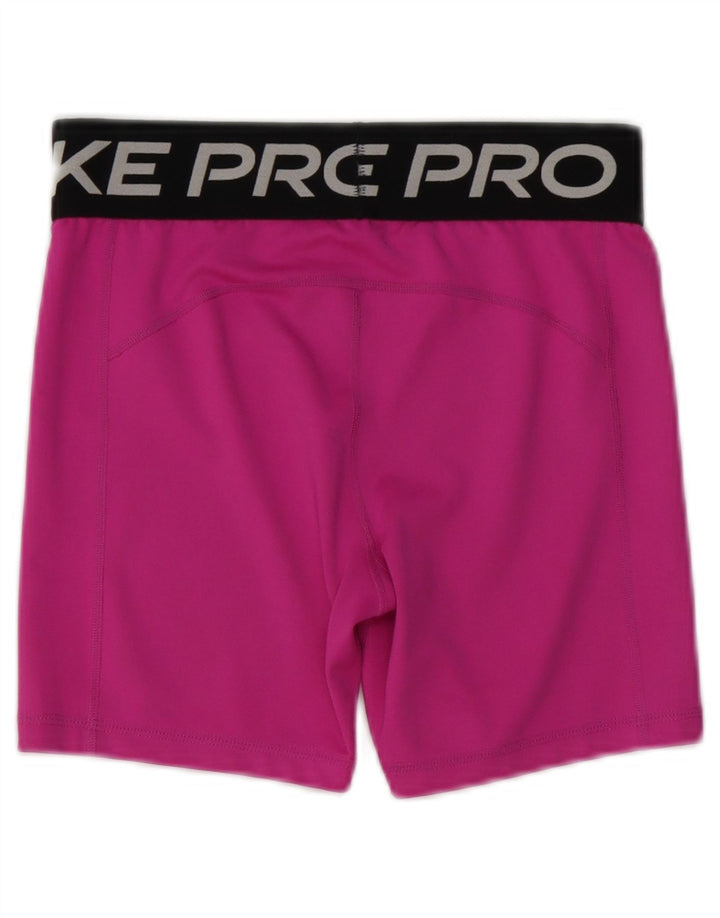 Shorts esportivos gráficos NIKE para meninas Dri Fit 13-14 anos XL rosa colorblock