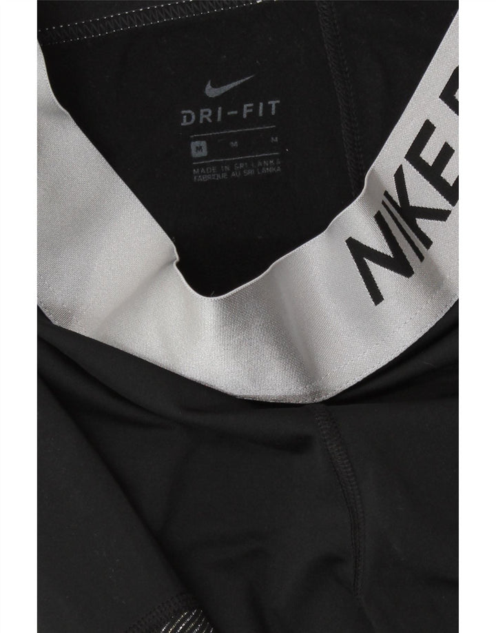 Leggings Nike Dri Fit Graphic UK 12 Médio Preto Colorblock