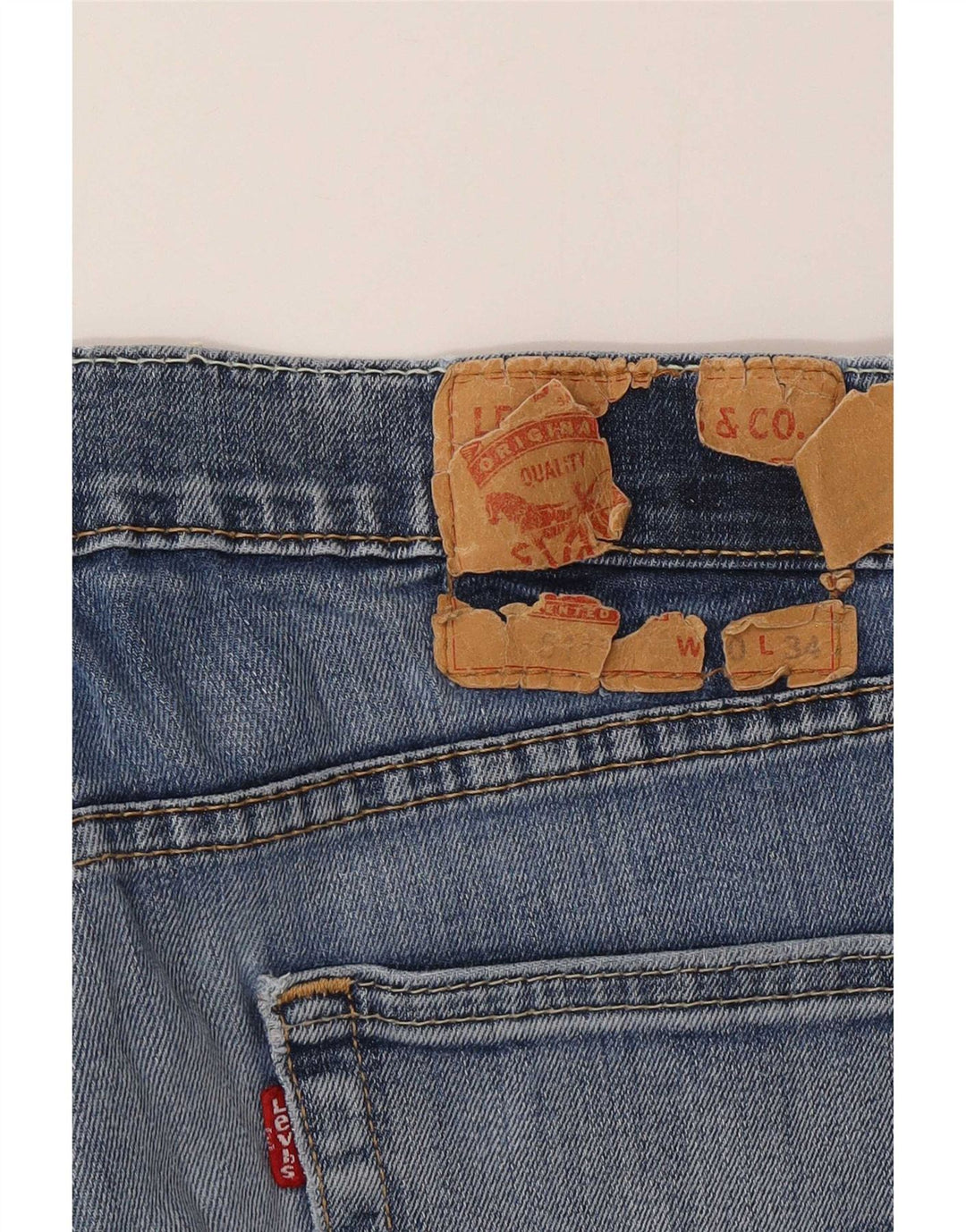 Levi's Masculino 511 Slim Jeans W30 L34 Azul Algodão