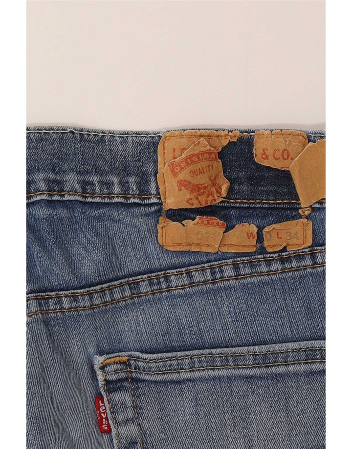 Levi's Masculino 511 Slim Jeans W30 L34 Azul Algodão