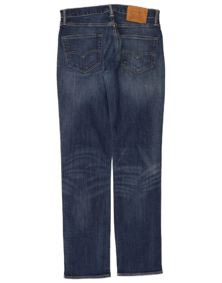 LEVI'S Feminino 511 Slim Jeans W30 L32 Azul Algodão