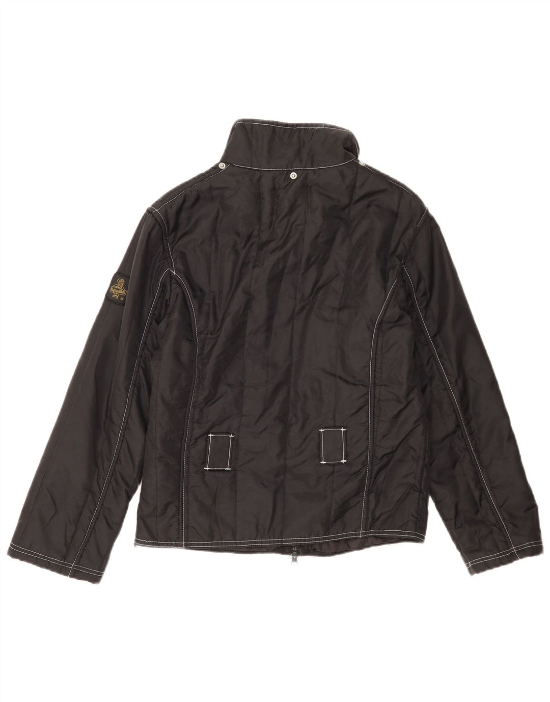 Jaqueta de chuva feminina Refrigiwear UK 14 grande nylon preto