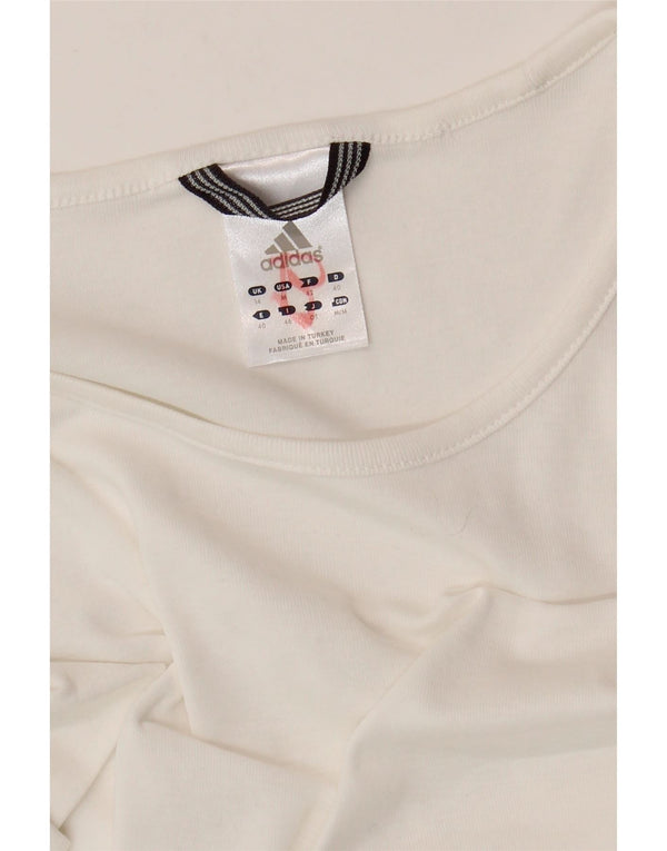 Adidas Camiseta Feminina Top EU 38 Médio Algodão Vermelho