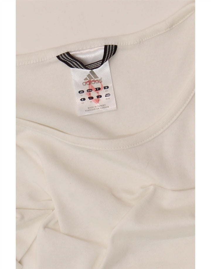 Adidas Camiseta Feminina Top EU 38 Médio Algodão Vermelho