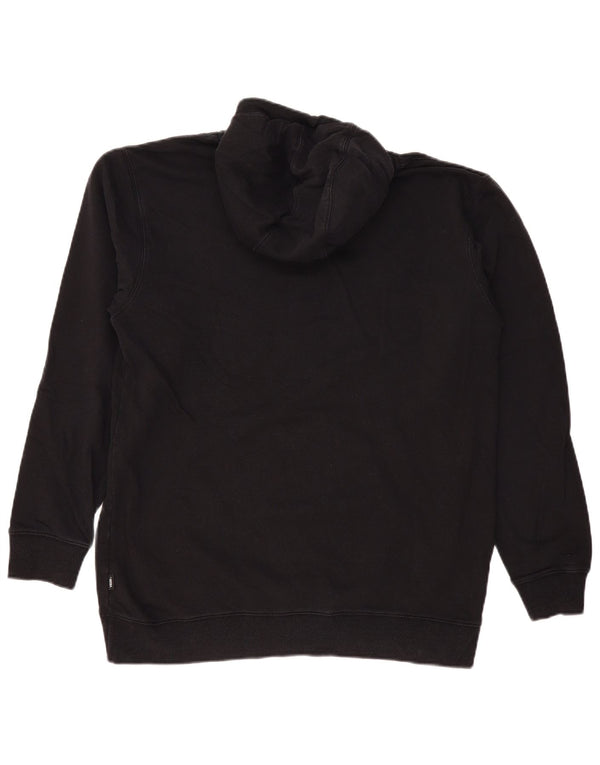 VANS Mens Graphic Hoodie Jumper Grande Preto