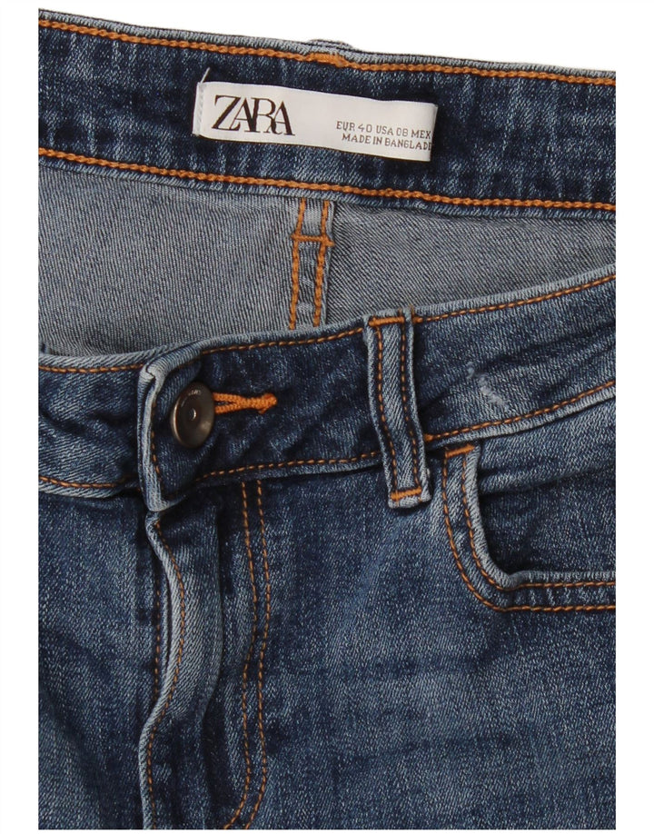 Zara Jeans Skinny Feminino EU 40 Médio W30 L27 Azul