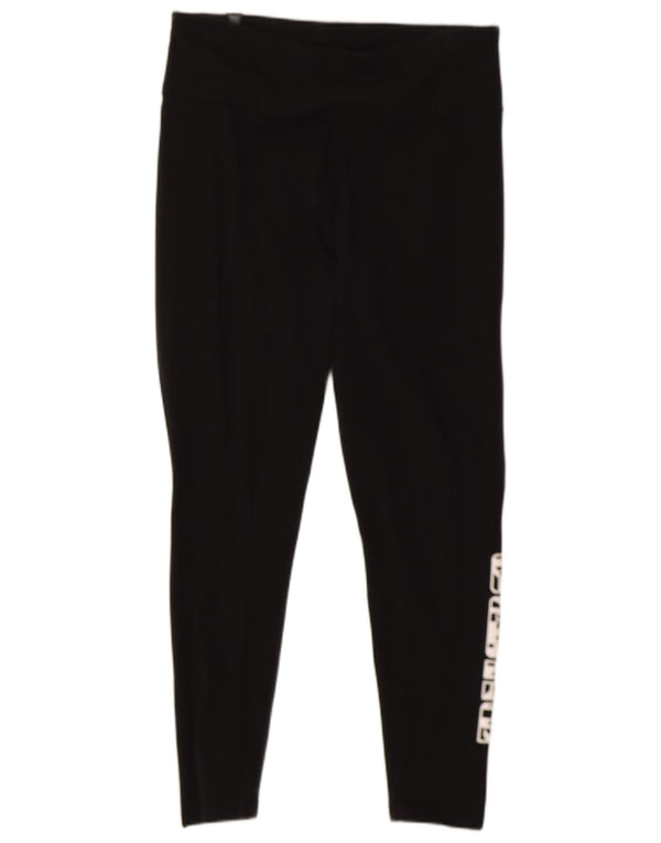 Leggings femininas Puma Graphic Crop UK 12 médio algodão preto