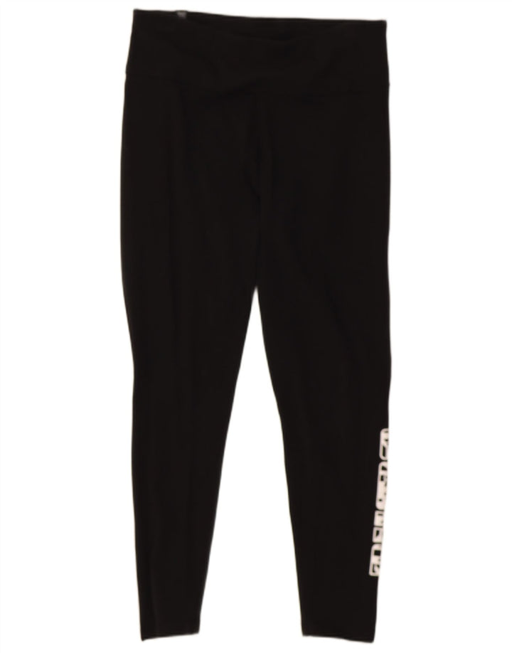 Leggings femininas Puma Graphic Crop UK 12 médio algodão preto