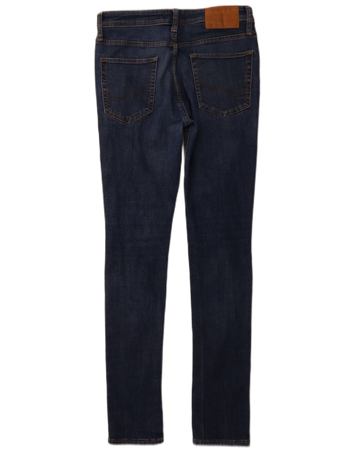 JACK & JONES Mens Liam Skinny Jeans W30 L32 Azul Algodão