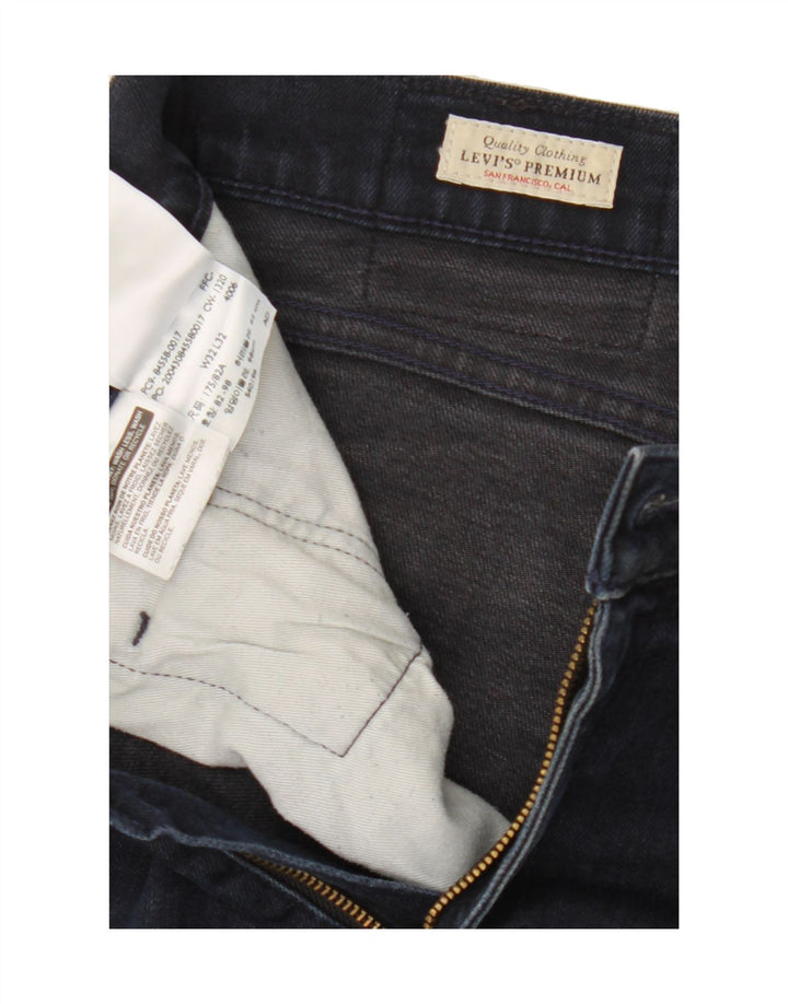 LEVI'S Mens Slim Jeans W32 L32 Navy Blue Cotton Vintage Levi's and Second-Hand Levi's from Messina Hembry 