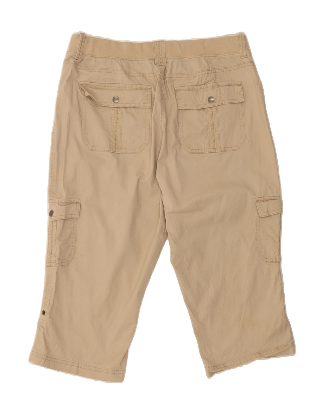 LEE Womens Relaxed Fit Capri Cargo Trousers US 18 2XL W36 L18 Beige Cotton Vintage Lee and Second-Hand Lee from Messina Hembry 
