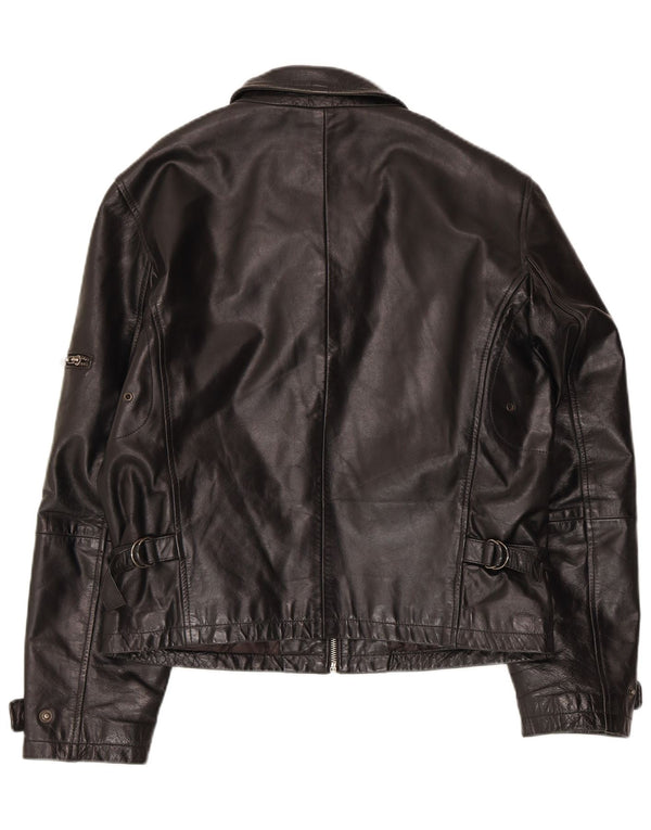 Jaqueta de couro masculina Conbipel IT 50 grande preta