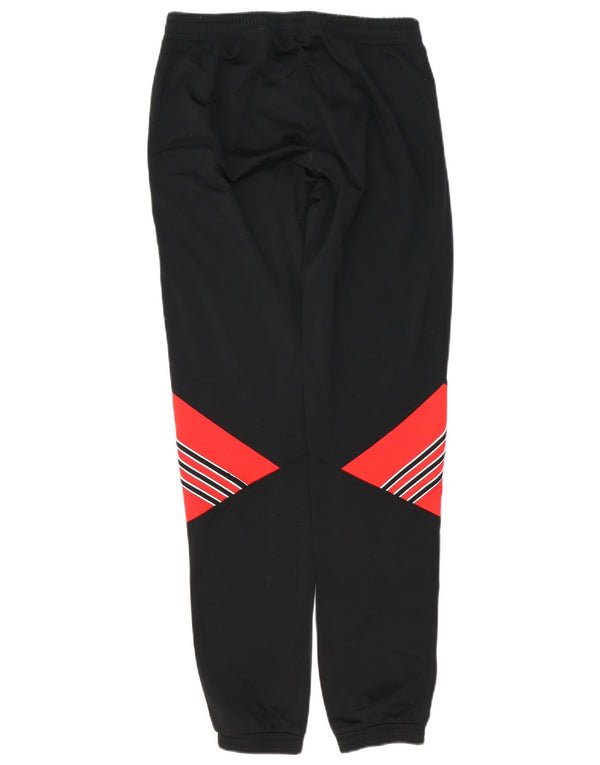 ADIDAS Womens Tracksuit Calças Joggers UK 10 Small Black Colourblock