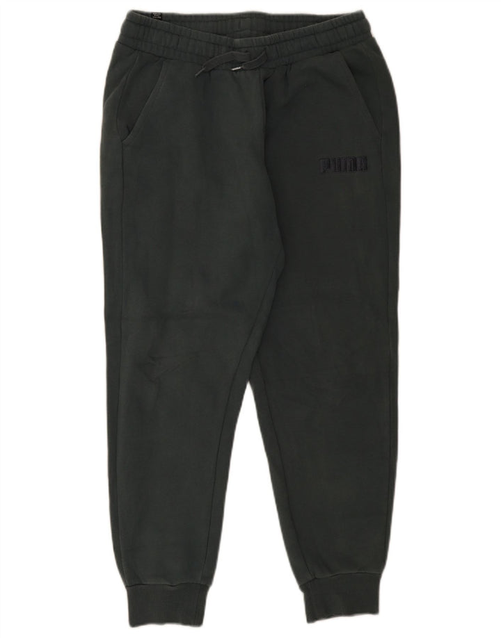 Calça de treino masculina Puma Joggers algodão verde médio