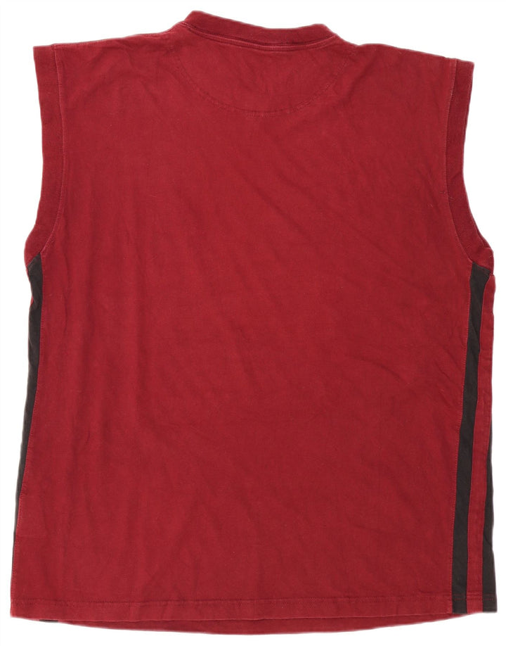 Colete masculino Starter Top XL algodão Borgonha