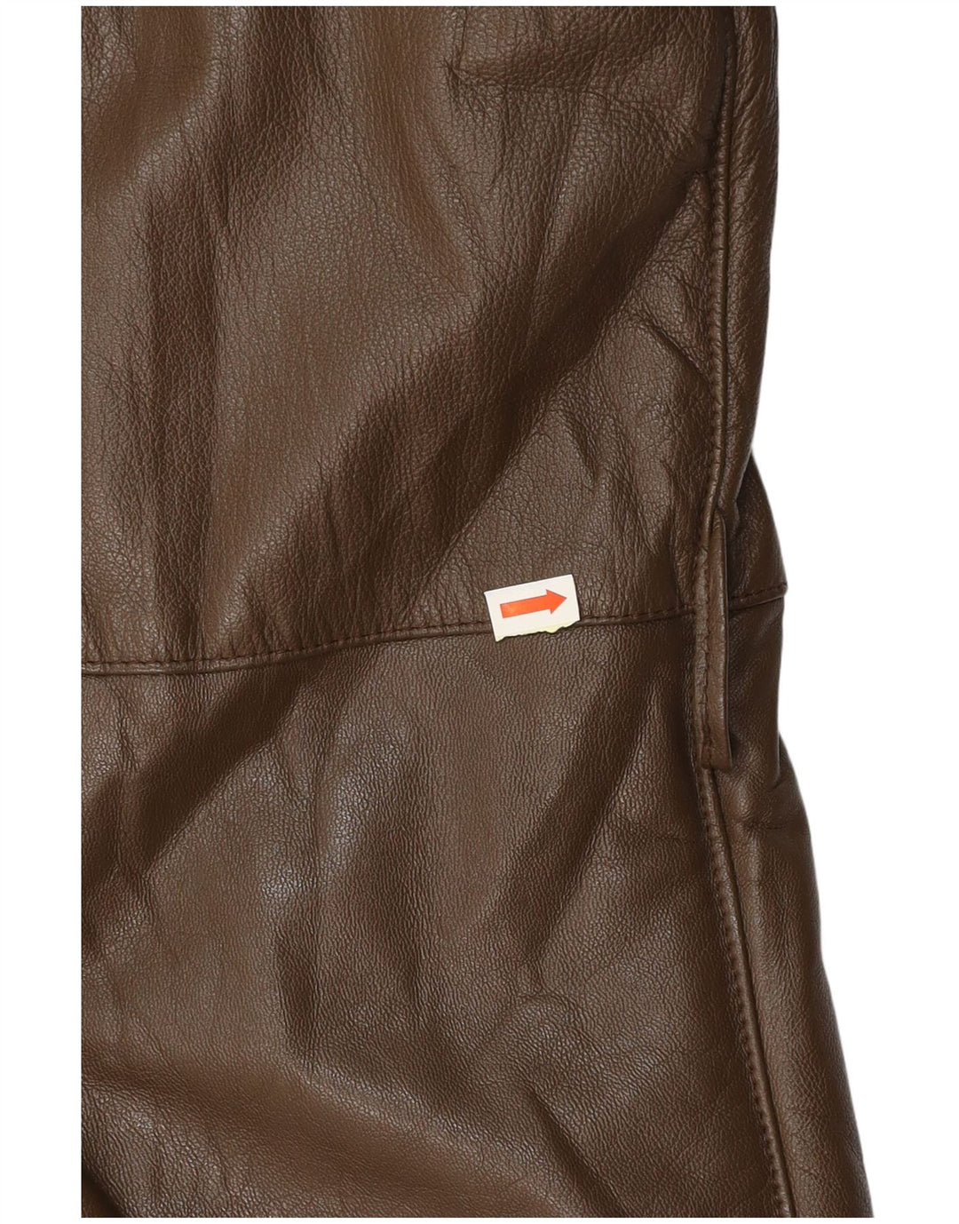 Casaco de couro masculino VINTAGE UK 38 marrom médio