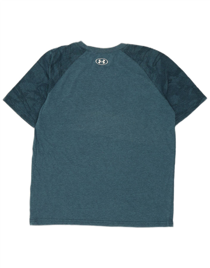 Camiseta gráfica Under Armour Boys 11-12 anos grande azul