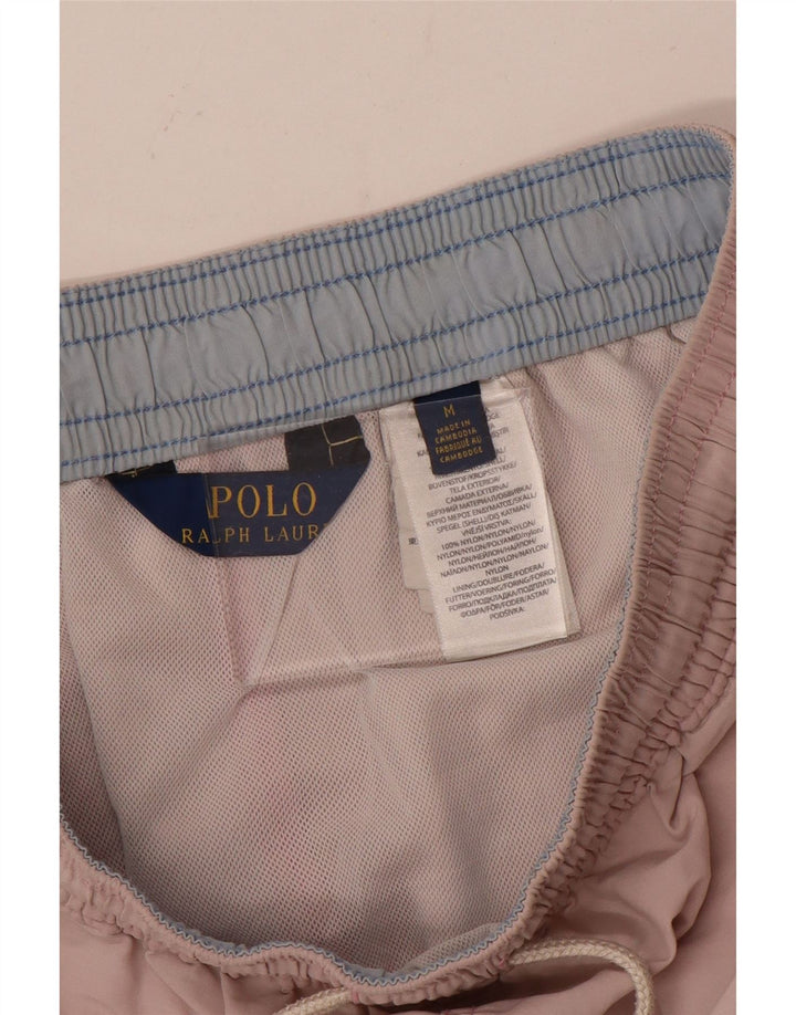 Polo Ralph Lauren Shorts de natação masculino médio rosa nylon