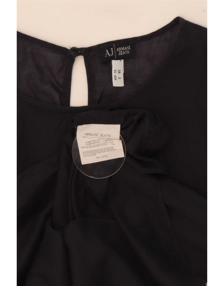 Blusa feminina Armani EU 38 algodão azul marinho médio