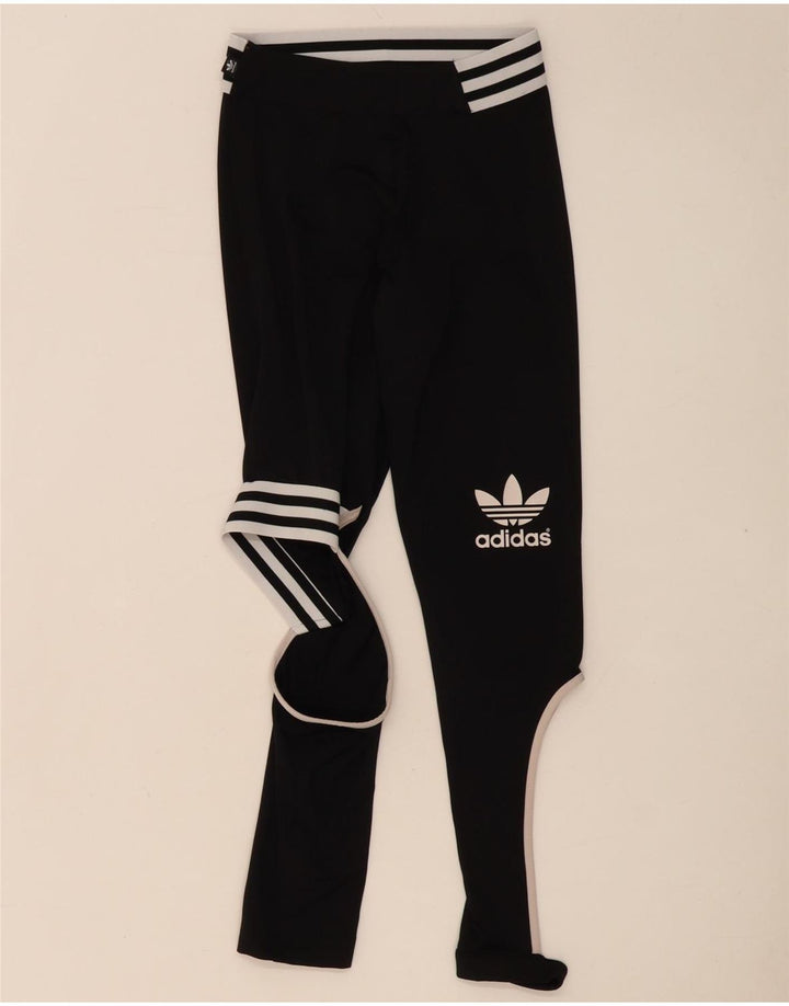 Adidas Womens Rita Ora Leggings UK 8 Small Black Colourblock Poliéster
