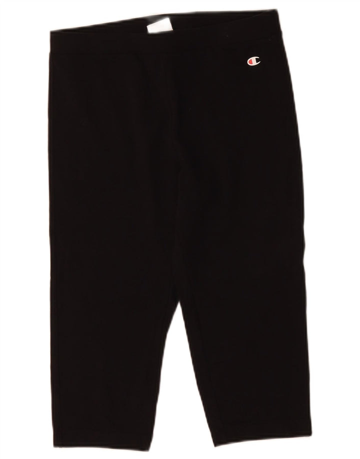 Bermuda esportiva feminina Champion UK 14 algodão preto médio