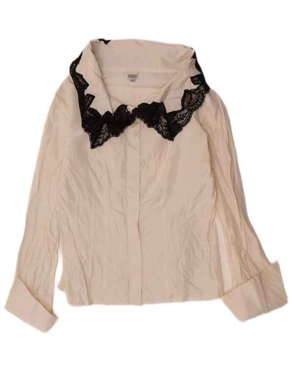 Blusa feminina Gianfranco Ferre IT 44 médio off white floral