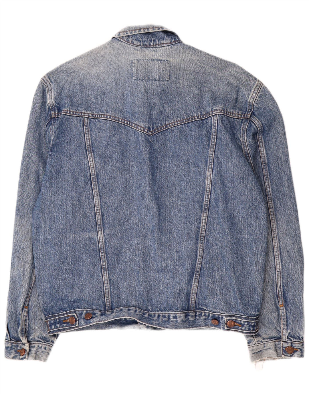 Jaqueta jeans masculina WRANGLER UK 40 grande algodão azul