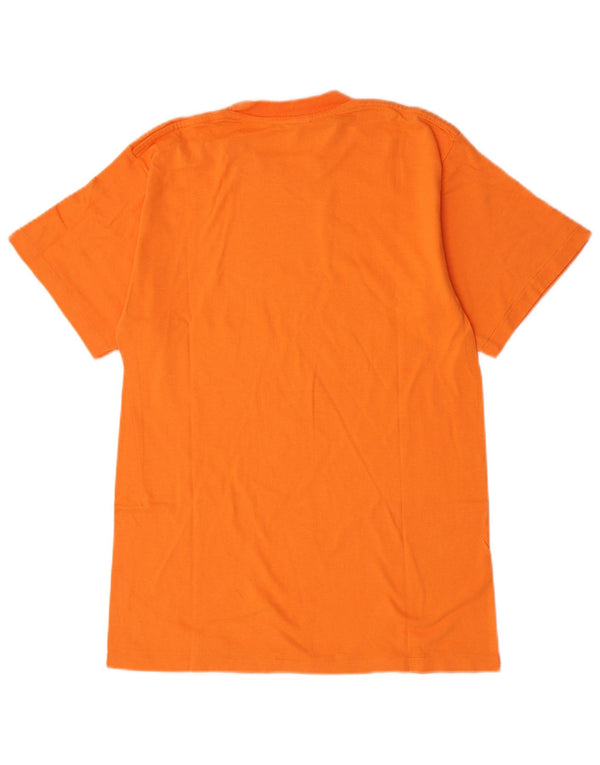 Camiseta masculina Champion Graphic Top Médio Algodão Laranja