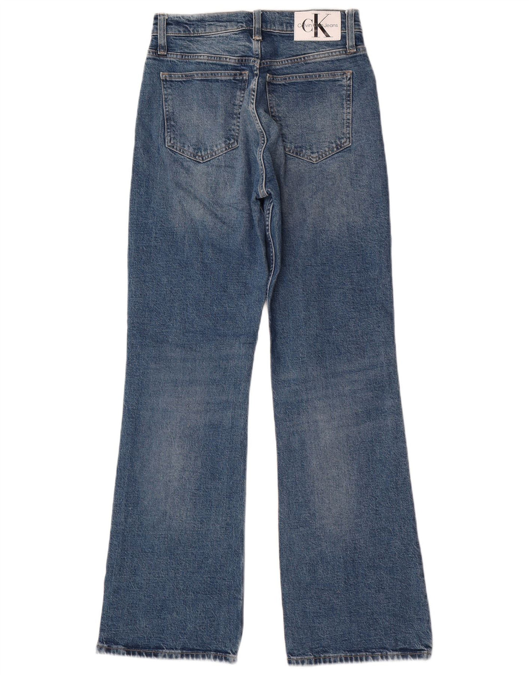 Calça jeans feminina Calvin Klein Bootcut W26 L30 azul algodão