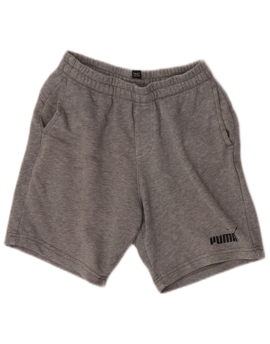 Shorts esportivos Puma meninos 11-12 anos cinza