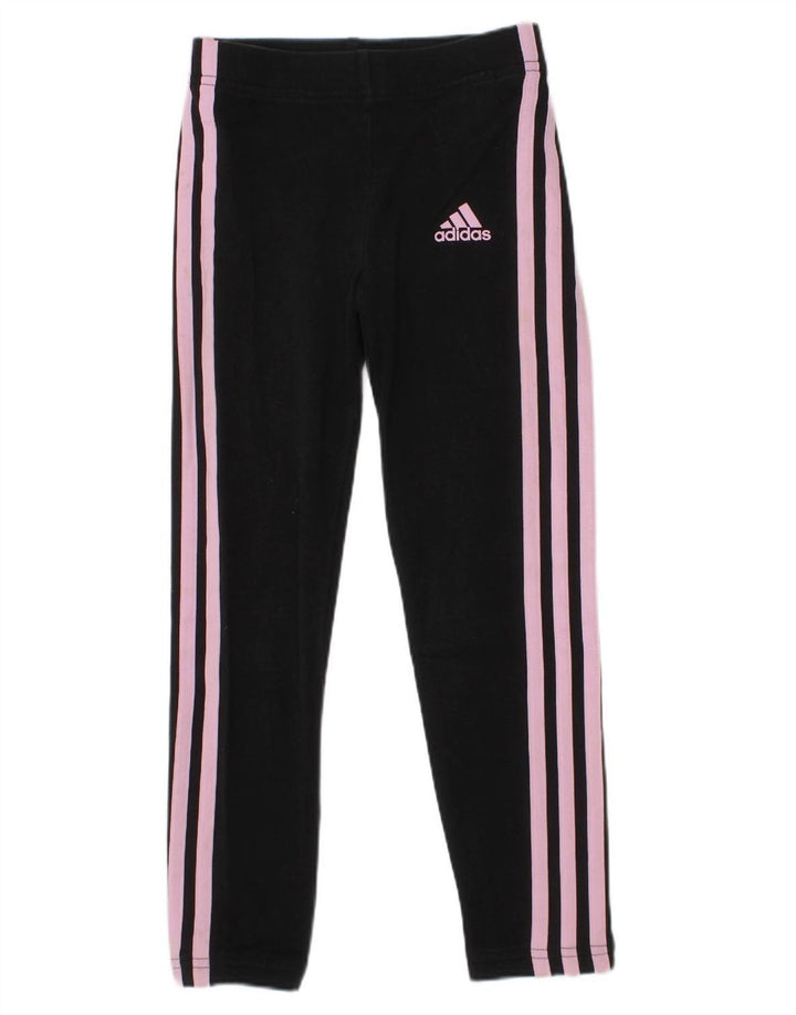 Leggings ADIDAS Meninas 5-6 Anos Algodão Preto