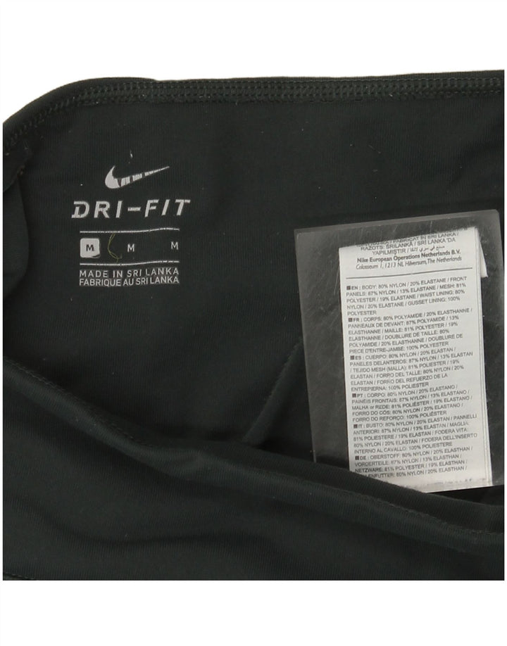 Leggings Nike Dri Fit Femininas UK 12 Médio Verde Nylon