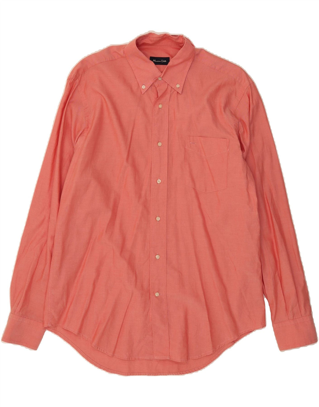 Camisa masculina MASSIMO DUTTI tamanho 42 grande algodão rosa