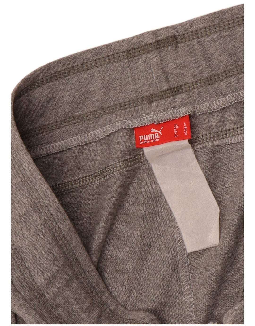 Calça de treino feminina Puma UK 14 grande cinza