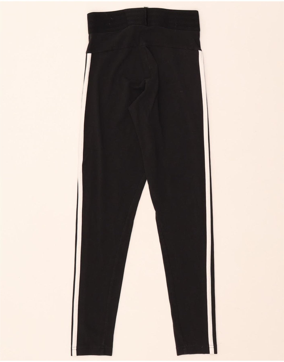 Leggings Adidas Femininas UK 4/6 XS Algodão Preto