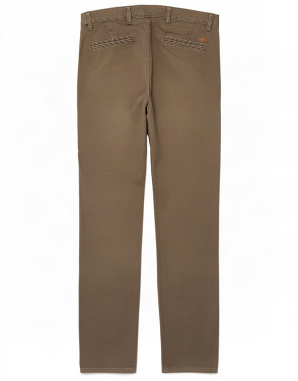Dockers Mens Alpha Slim Jeans W34 L34 Marrom Algodão
