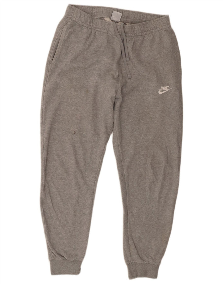 Calça de treino masculina Nike joggers cinza médio algodão