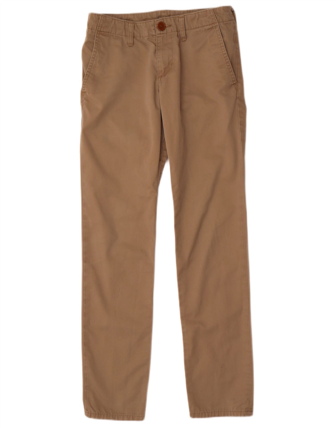 Carhartt Mens Slim Chino Calças W28 L32 Poliéster Bege