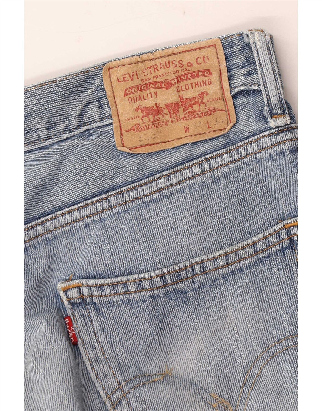 Calça Jeans Levis Masculina 550 Relaxed Fit Straight W34 L34 Azul