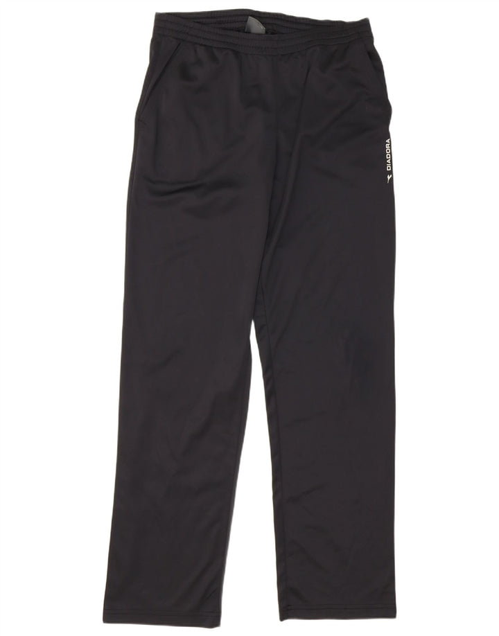 Calça de treino masculina Diadora UK 40 poliéster preto médio