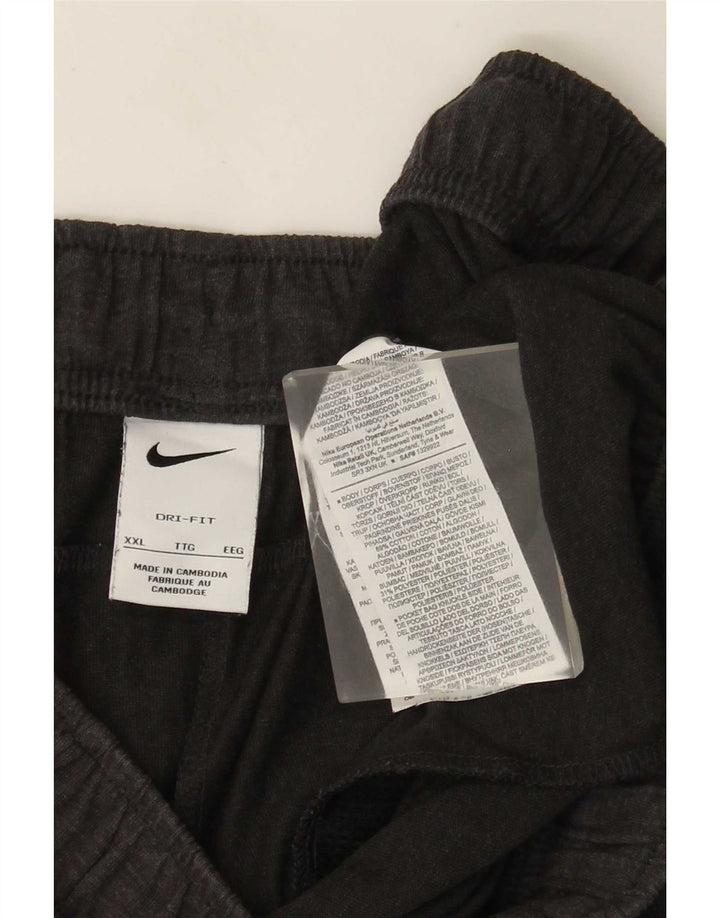 Shorts esportivos masculinos Nike Dri Fit 2XL algodão cinza