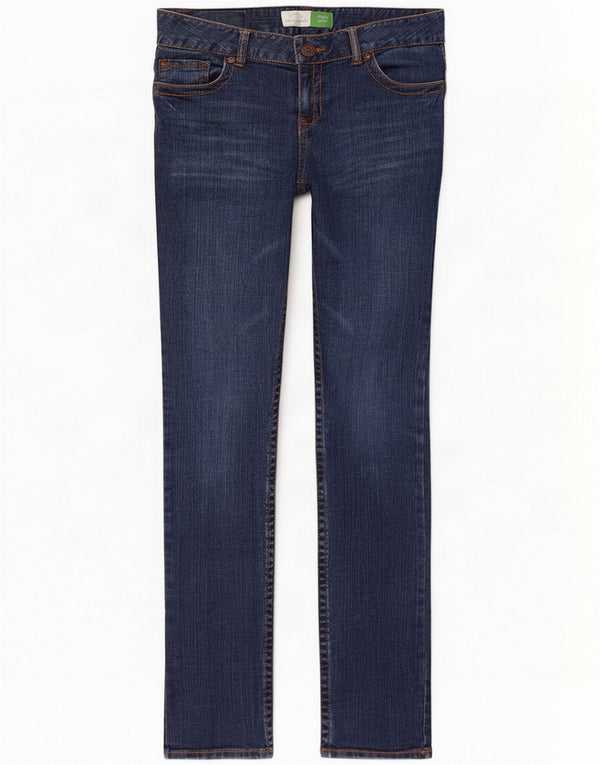 Aeropostale Womens Skinny Jeans US 11/12 Grande W32 L32 Azul Algodão