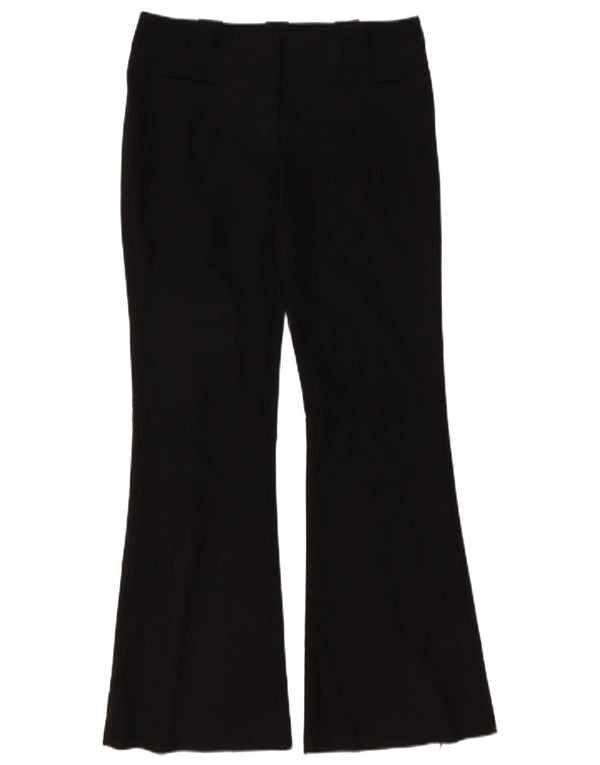 Calça Chino Feminina Topshop UK 8 Pequena W29 L28 Poliéster Preto