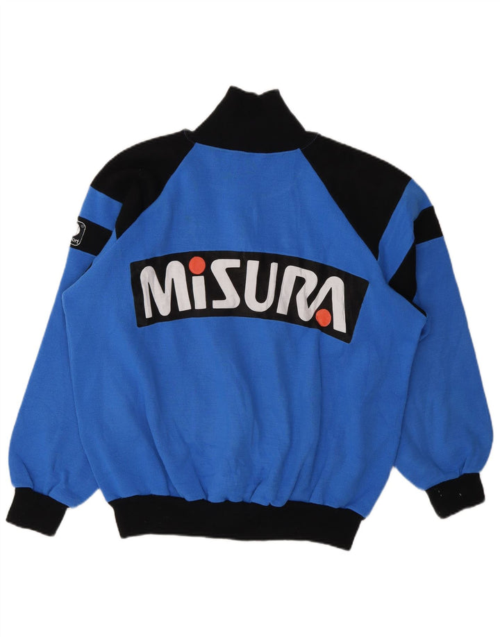 Uhlsport masculino Inter Milan 1990-1991 moletom jumper médio azul