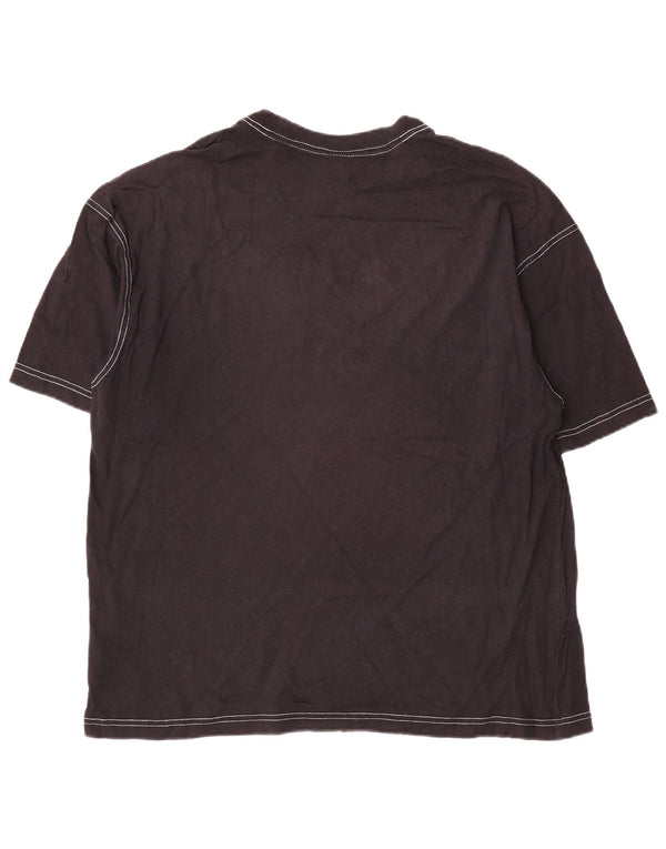 Camiseta Nike masculina gráfica top pequeno algodão listrado preto